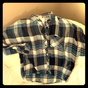 Signature 8 lightweight button down flannel shirt